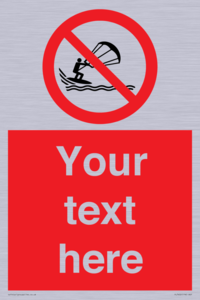 Custom No kite surfing